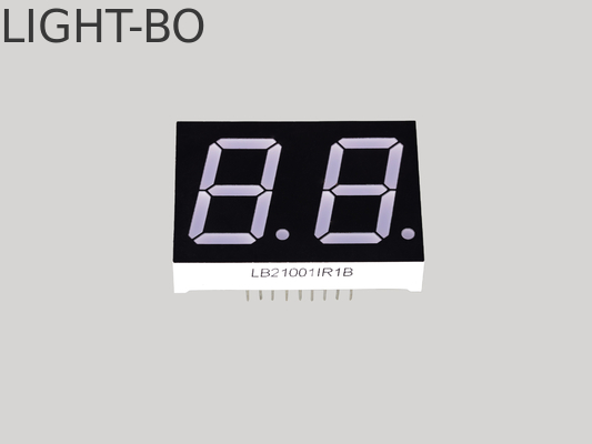 Bom preço. Red 1 polegada duplo dígito 7 segmento LED Display Anodo comum para painel de instrumentos on-line