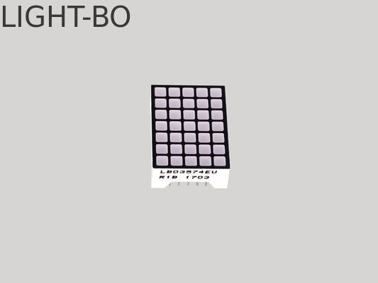 Bom preço. 5*7 Display LED de matriz de pontos quadrado Display LED de matriz de pontos on-line