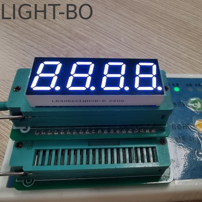 Bom preço. Display LED de 7 segmentos de 4 dígitos de 0,56 polegadas de cor branca brilhante para instrumentos de controlo on-line