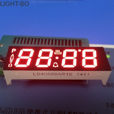 4 dígito 14.2mm aplicação ultra vermelha feita sob encomenda do controle do forno da exposição de diodo emissor de luz de 7 segmentos