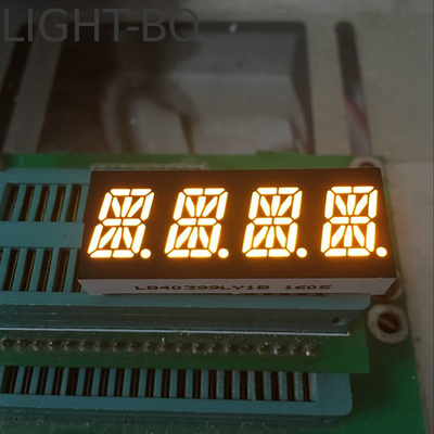 Display LED alfanumérico de três dígitos 20mA Consumo de corrente através do tipo de montagem de buraco Display brilhante e claro