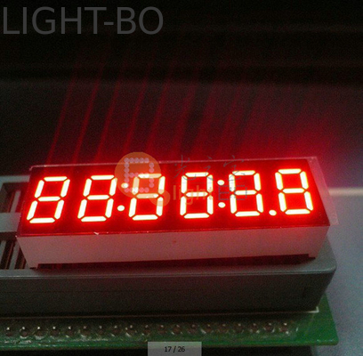 Bom preço. Display de relógio LED de 6 dígitos com comprimento de onda de 515-525 nm e fonte de energia elétrica on-line