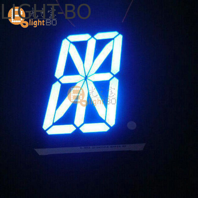 Display LED vermelho de 16 segmentos para exibição digital eletrônica com baixo consumo de energia