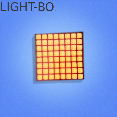 Display LED de catodo comum vermelho altamente visível com 18 pinos