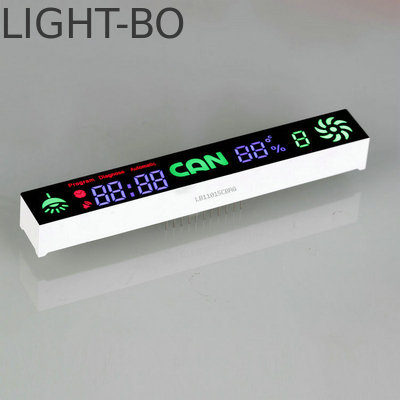MULTICOLOR CUSTOM 7 SEGMENTO LED para o capô da cozinha