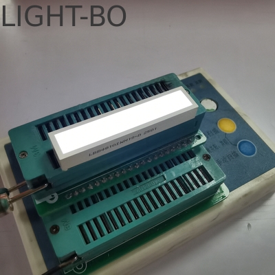 Barra de luz LED de anodo de 48*10 mm de cor branca brilhante para sinal de logotipo