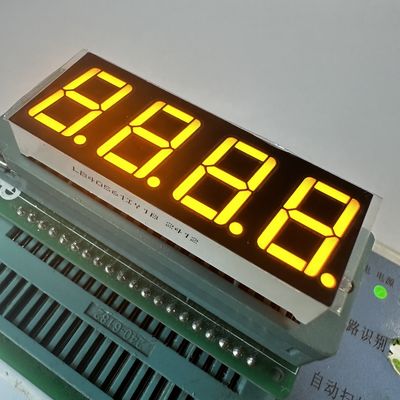 Ambar 4 dígitos 14,2 mm 7 Segmento LED Display Anodo comum para controle de temperatura