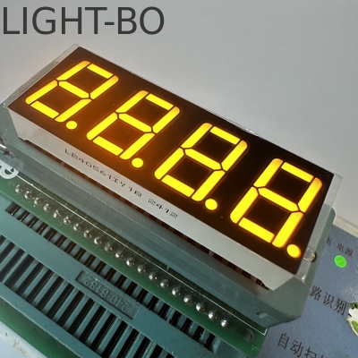 Ultra brilhante âmbar 4 dígitos 14.2mm 7 segmentos LED Display Anodo comum para controle de temperatura