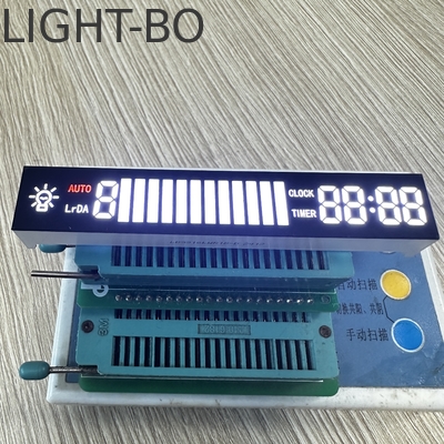 Ultra-brilhante branco/vermelho CATÓDO COMUN CUSTOM 7SEGMENT LED display para capota de cozinha