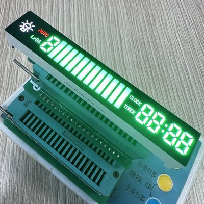 Modulo de exibição LED de 7 segmentos verde/branco/vermelho puro cátodo comum para capota de cozinha