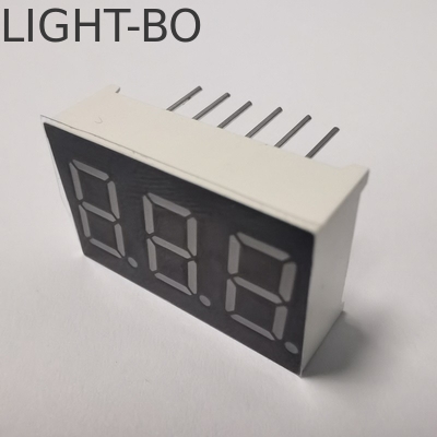 Anodo Comum Super Brilhante Amber 7 Segmento 3 dígitos 9,2 mm LED Display para Panel Meter