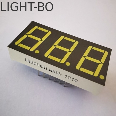 Bom preço. Display LED Ultra Bright White Grey Surface 7 Segment 3digit 14.2mm Cátodo comum para controlador de temperatura on-line