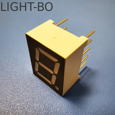 Display LED vermelho brilhante de 0,39 polegada com um único dígito 0,39 polegadas 7 segmentos de cátodo comum para painel de instrumentos