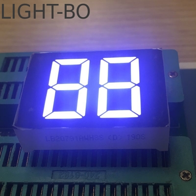 Bom preço. Display LED de 2 dígitos de 7 segmentos de 20 mm de cor branca de ânodo comum para aquecedor de água digital on-line