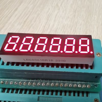 Bom preço. Display LED vermelho de alto brilho de 0,36 polegadas e 7 segmentos com ânodo comum para painéis de instrumentos on-line