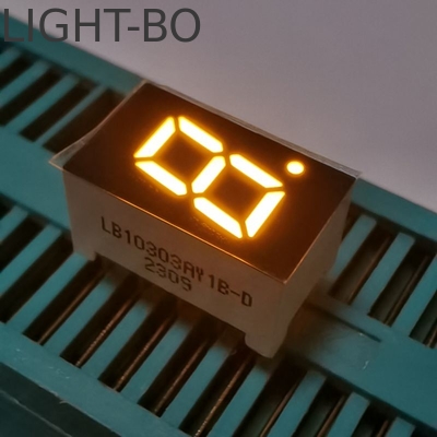 Bom preço. Cor âmbar 7,62 mm Single Digit 7 Segment LED Display anodo comum on-line