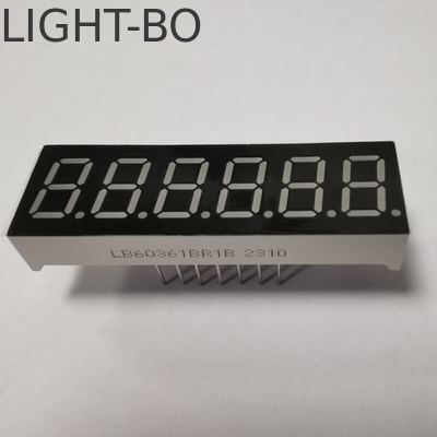 Bom preço. Ice Blue 6 dígitos 0,36 polegadas 7 Segmento LED Display, amplamente utilizado para painel de instrumentos on-line