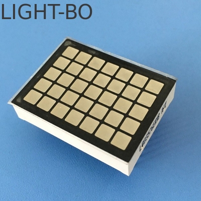 Display LED quadrado DOT Matrix Super Bright Red 5 * 7 para indicador de número de piso do elevador