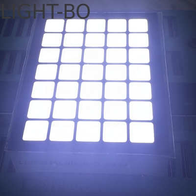 Display LED de matriz DOT quadrado super branco 5*7 para indicador de número de piso do elevador