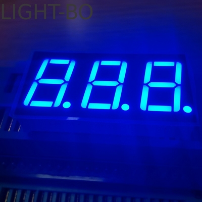 Bom preço. Cátodo Comum Ultra Azul Brilhante 7 Segmentos LED Display Tripla Digit 0,56 polegadas on-line