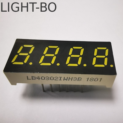 4 dígitos 7 segmentos LED Display Comum Cátodo Ultra Branco 7.62mm para indicador de temperatura