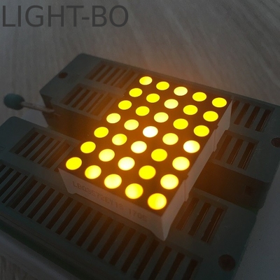 Bom preço. Super brilhante amarelo DOT Matrix LED Display 3mm para sinais em movimento / painéis de mensagens on-line
