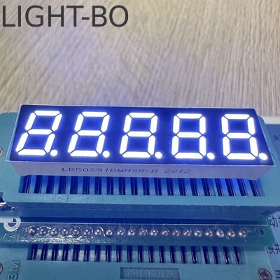 Bom preço. 7 segmentos LED Ultra Branco 5 dígitos 0.39 polegadas Cátodo comum para indicador digital on-line