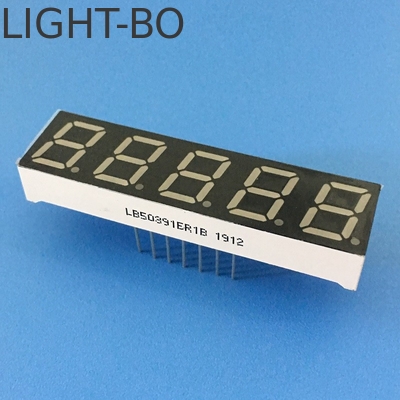 Bom preço. Super brilhante vermelho 7 segmentos LED Display 0,39 polegadas 5 dígitos Anodo comum para conversor de frequência digital on-line