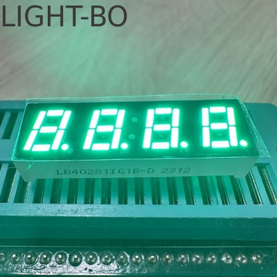 Display verde de LED de 7 mm de 4 dígitos com 7 segmentos de ânodo comum para controlador de temperatura