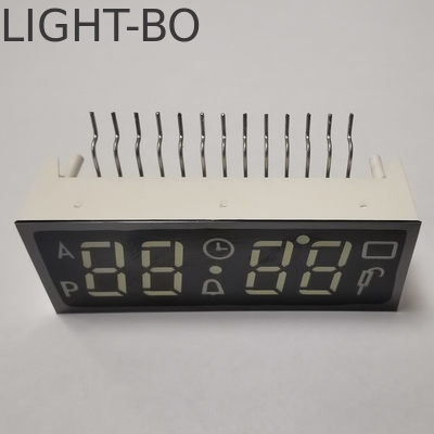 7 Segmentos LED Display 4 dígitos Anodo comum Ultra Branco para temporizador de forno embutido