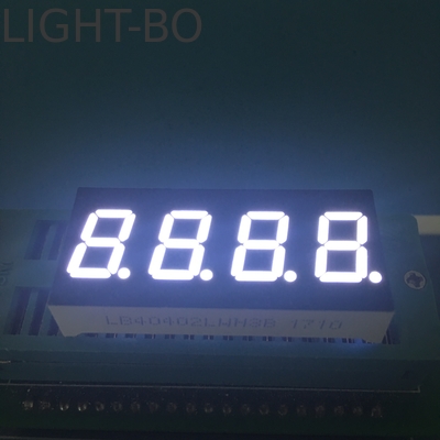 Bom preço. 4 dígitos 0,4 polegadas 7 segmentos Ultra-branco LED Display Cátodo comum para monitoramento preciso do instrumento on-line