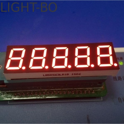 Bom preço. Display de LED de 7 segmentos de 5 dígitos com catodo comum on-line