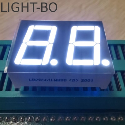 Bom preço. Anodo comum 7 Segmento LED Display Duplo dígito 14,2 mm Cor Branca on-line