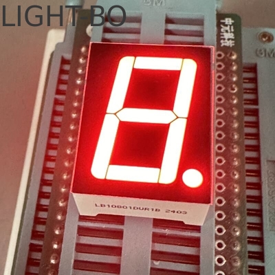 Ultra Bright Red Single Digit 0.8inch 7 Segment LED Display Cátodo comum para indicador digital