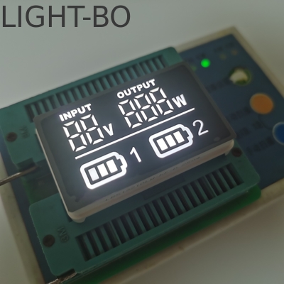Ultra Bright White Custom Led Display Seven Segment Led Display para bateria