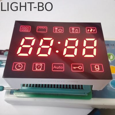 Ultra-vermelho 7 segmentos LED Display 4 dígitos Cátodo comum Fo Controle de Microondas