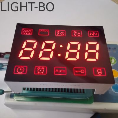 Anodo comum Ultra-vermelho brilhante 7 segmentos LED Display 4 dígitos Fo Controle de microondas