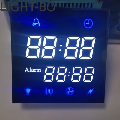 Display LED de 7 segmentos Anodo comum para temporizador de forno digital Ultra Branco/Azul