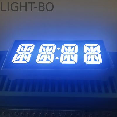 4 dígitos 0,39 polegadas Cátodo comum 14 Segmento Ultra Brilhante Branco LED Relógio Display