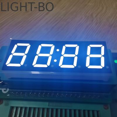 Ultra Branco 4 dígitos 7 Segmento LED Relógio Display Cátodo Comum para temporizador digital