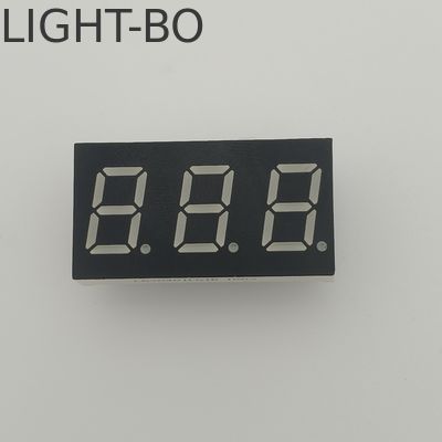 Bom preço. Display LED de 7 segmentos de cor laranja personalizado com ânodo comum de três dígitos on-line