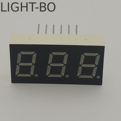 Bom preço. Display LED de 7 segmentos de 0,4 polegadas com três dígitos Anodo comum amarelo on-line