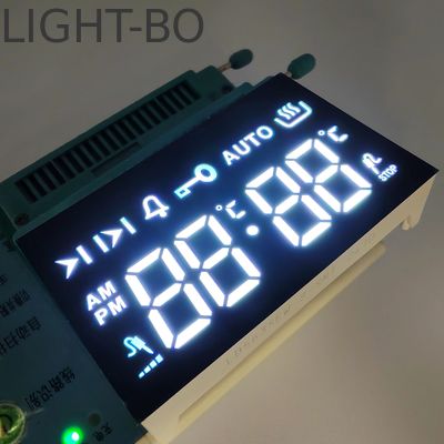 Display de LED de 7 segmentos de 4 dígitos com cátodo comum para temporizador de forno