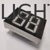 Display LED Anodo comum Ultra brilhante Vermelho 20 mm Branco 2 dígitos 7 Segmento