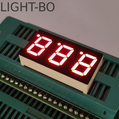 0.4in CA 3-digit 7-Seg LED, Ultra Bright Red Display para o indicador de temperatura