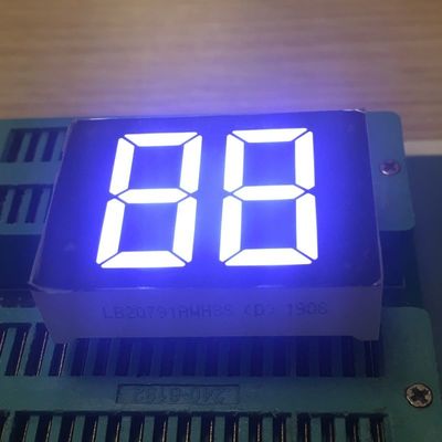 Bom preço. Ânodo comum 20mm 2 dígitos 7 segmentos display LED branco ultra brilhante para aquecedor de água digital on-line