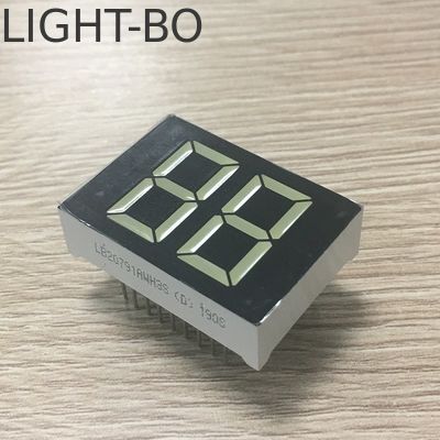 Display LED de 7 segmentos de 2 dígitos, cor branca, 20mm, para aquecedor de água digital