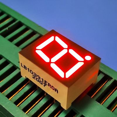 Exibição LED Anodo Comum Super Brilhante Vermelho Single Digit 0.39inch 7 Segmento para Painel de Instrumentos