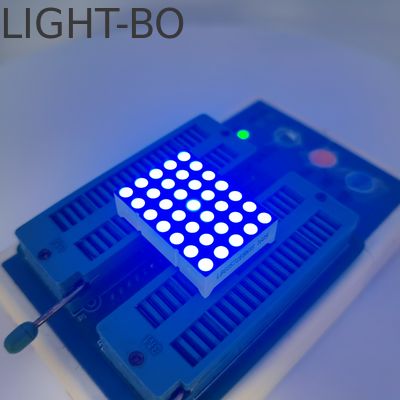 Display LED de matriz de pontos de 3mm 5 X 7 para indicador de relógio de fuso horário digital