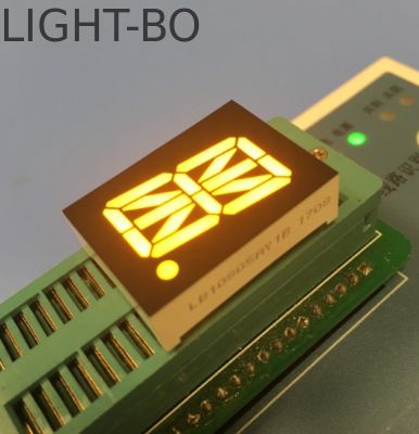 Bom preço. 0.8inch 16 Segment Alphanumeric LED Display Yellow Single Digit Common Anode For Elevator Indicator on-line